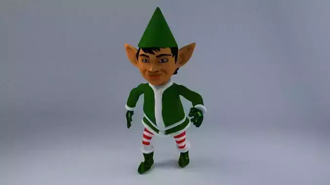 Elf 3d blender rigged