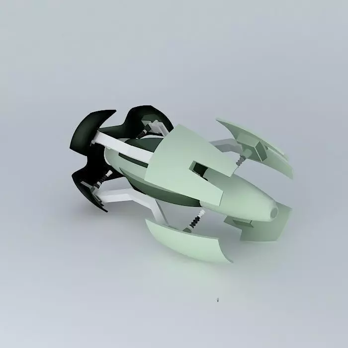 Spacecraft cabin Free 3D model_0