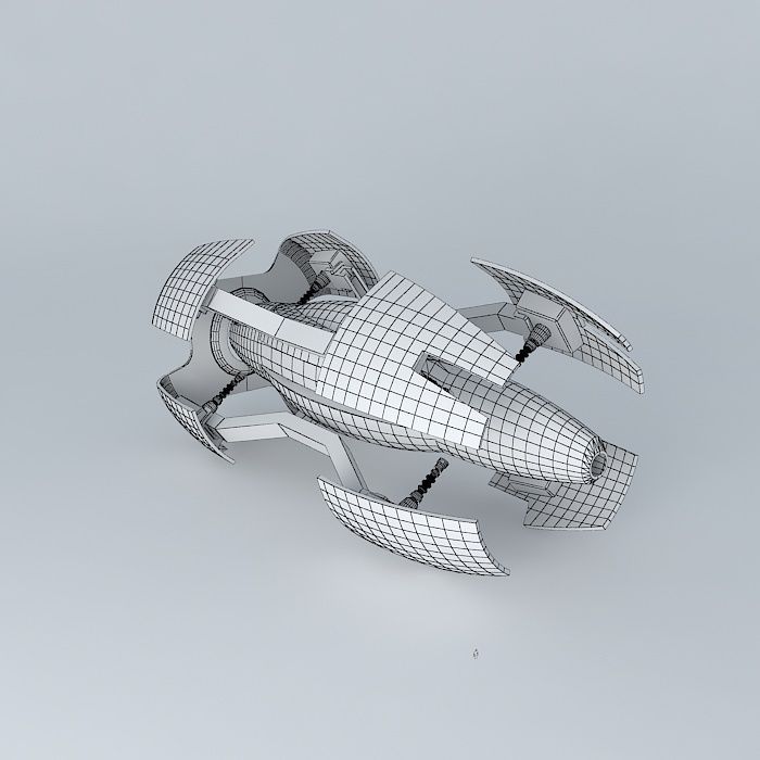 Spacecraft cabin Free 3D model_3