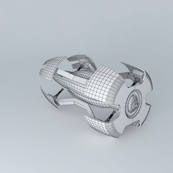 Spacecraft cabin Free 3D model_4