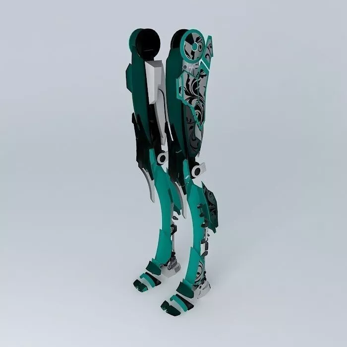 Mecha legs Free 3D model