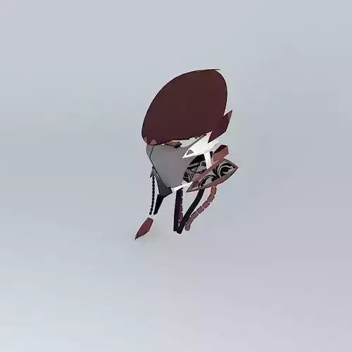 The robot head Free 3D model