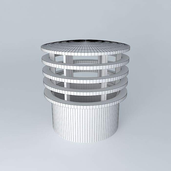 Ventilation of Sewage Terminal 50 mm 3D model_3