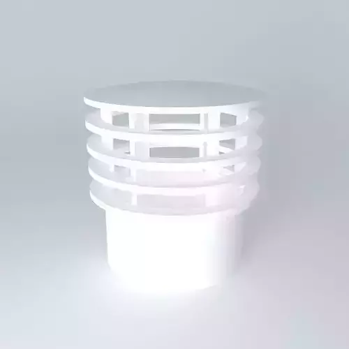 Ventilation of Sewage Terminal 50 mm 3D model