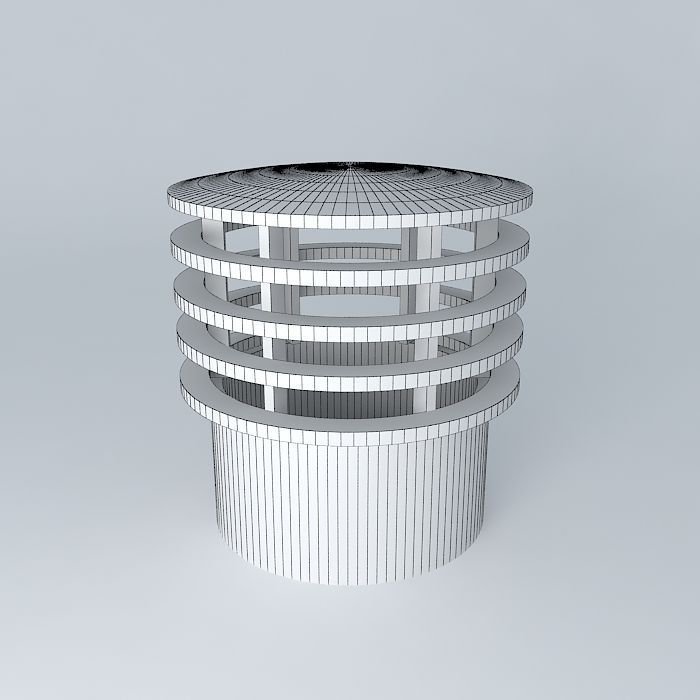 Ventilation of Sewage Terminal 50 mm 3D model_4