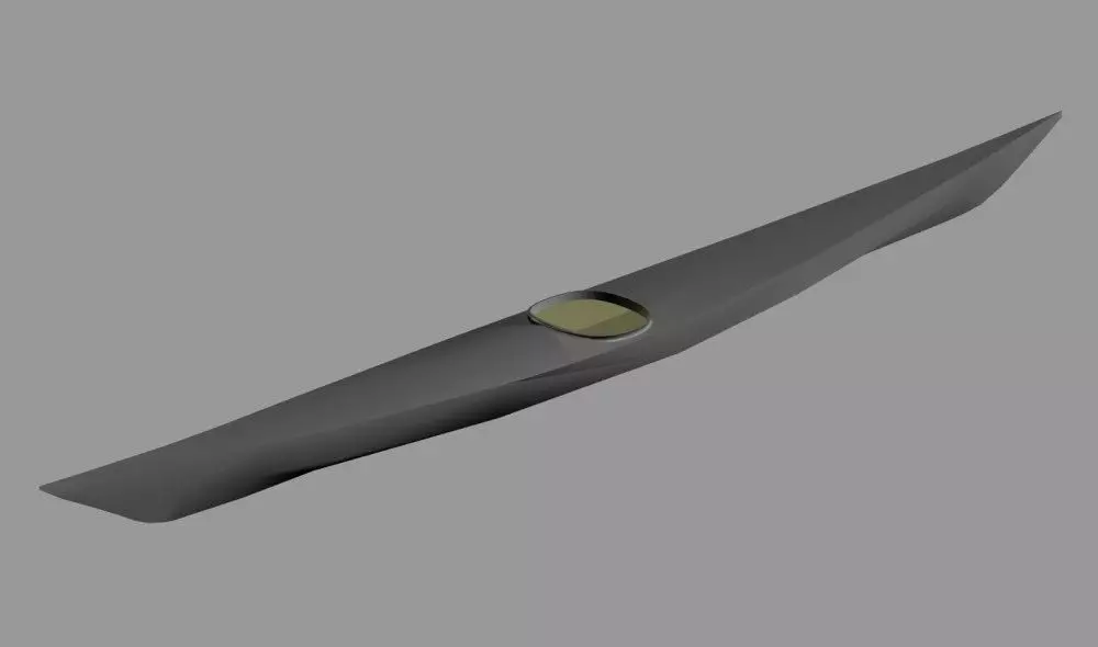 Greenland SouthWest Kayak Free low-poly 3D model_0