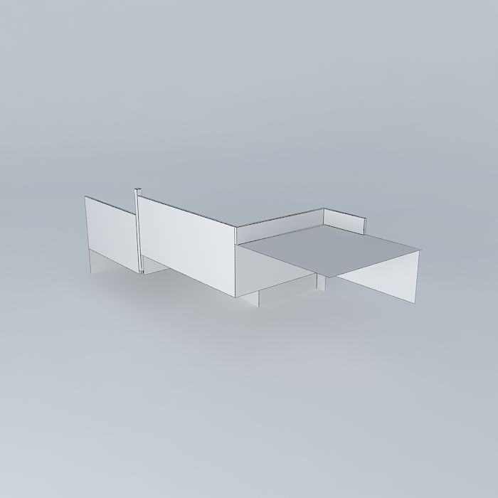 Aquaponics system Aquaponico 10 Beira Mar 2 tanks IBC 1000 L ... 3D model_4