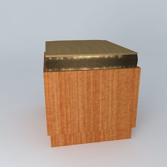 Bench Margiana 3D model_2