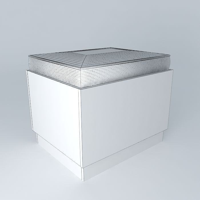 Bench Margiana 3D model_4