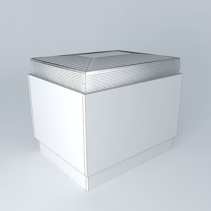 Bench Margiana 3D model_3