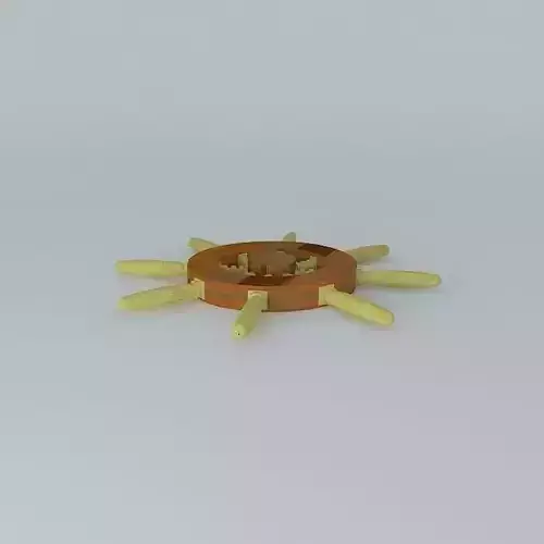 Wheel with 8 Malaguetas