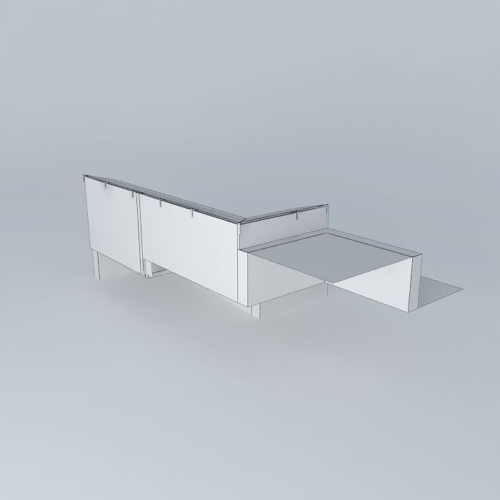 System Aquaponico 03 Aquaponics Beira Mar 1 Tank 1 IBC 6 beds... 3D model_4