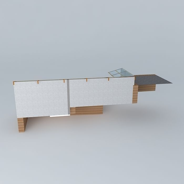 System Aquaponico 03 Aquaponics Beira Mar 1 Tank 1 IBC 6 beds... 3D model_2