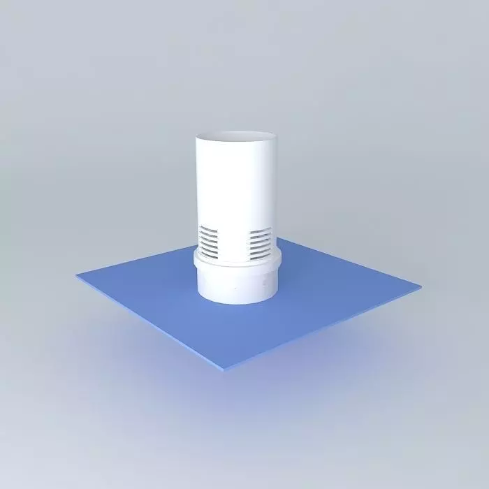 Bell siphon style Affnan With Parts List 3D model