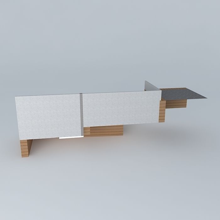 System Aquaponico 01 Aquaponics Beira Mar 1 Tank 1 IBC IBC 4 ... 3D model_2