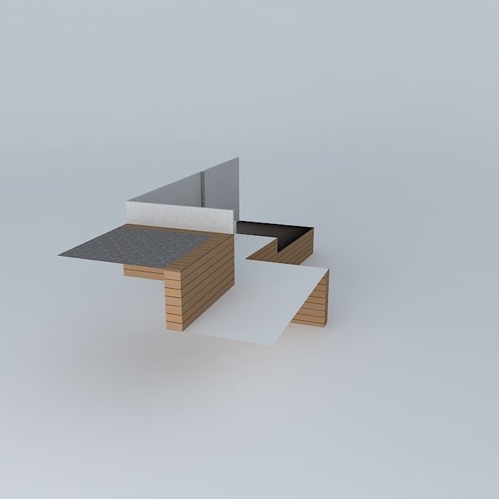 System Aquaponico 01 Aquaponics Beira Mar 1 Tank 1 IBC IBC 4 ... 3D model_1