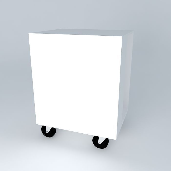 Rack for CPU and CDs 3D model_1