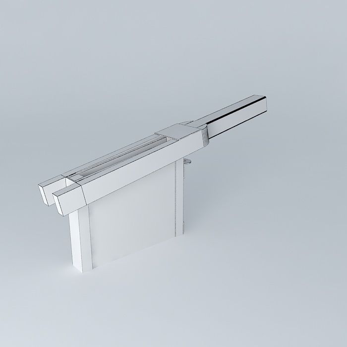 Rudder box 3D model_4