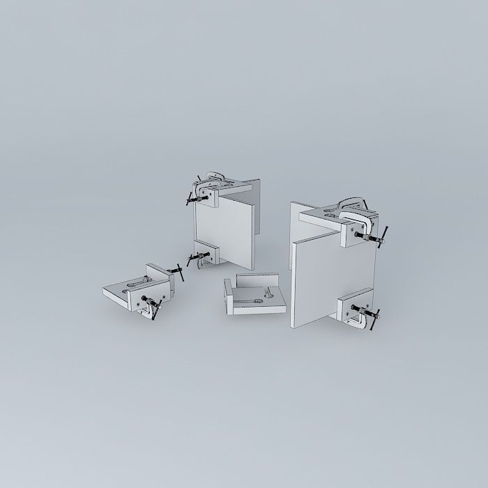 Clip for Mitre 90 Degrees Vrs 2 3D model_3