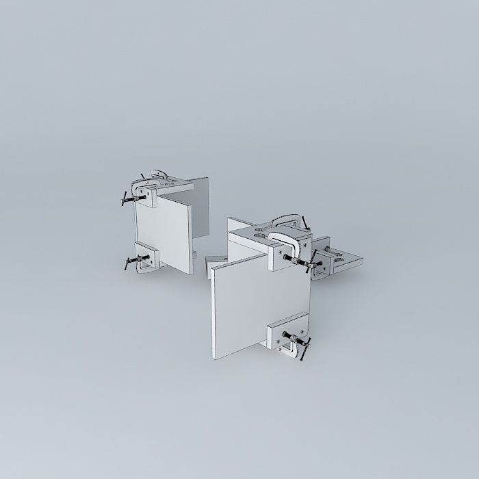 Clip for Mitre 90 Degrees Vrs 2 3D model_4