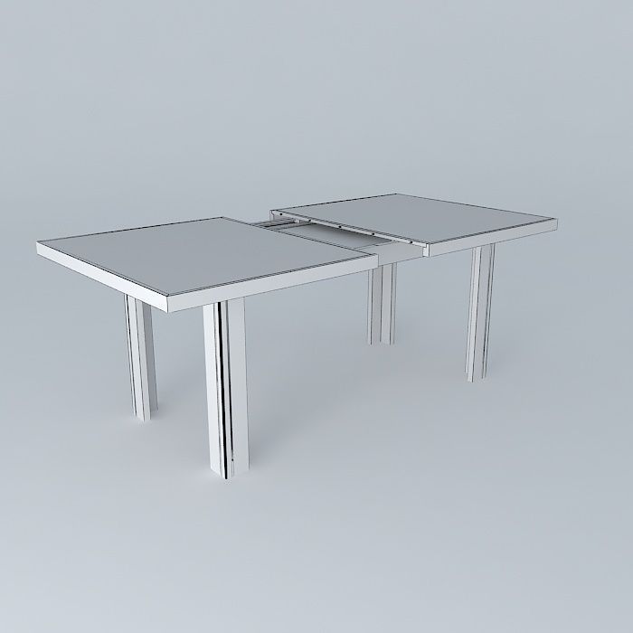 Table II Luzia 6x8 People 3D model_3