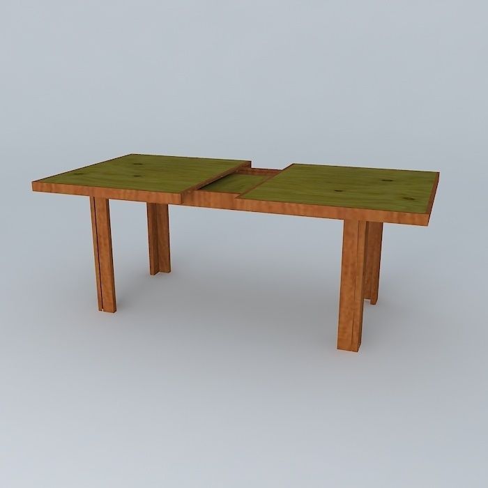 Table II Luzia 6x8 People 3D model_1