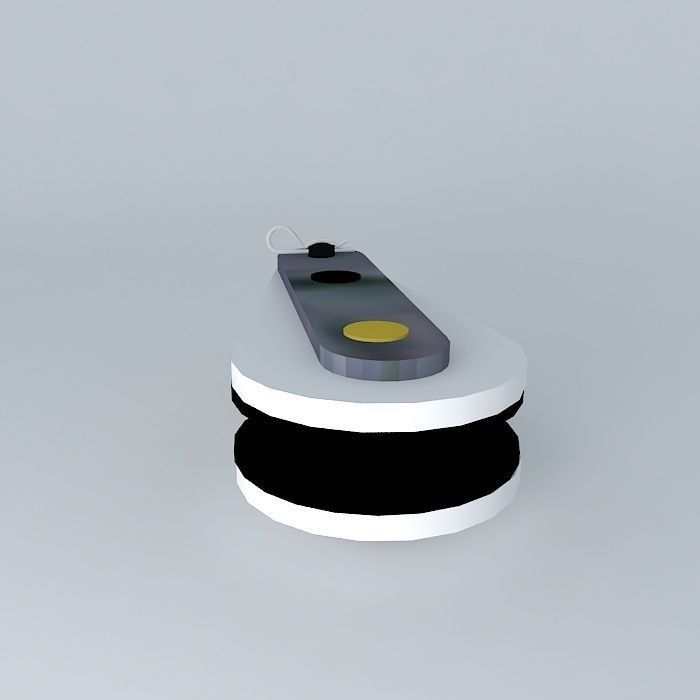 Simple pulley 3D model_2