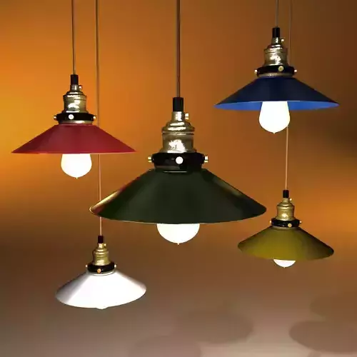 RESTORATION HARDWARE metal filament pendant lamp