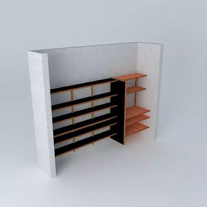 Shelf Room 3D model_0