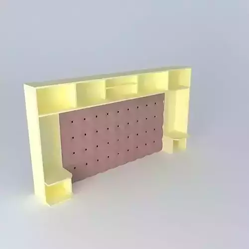 Padded headboard for double bed