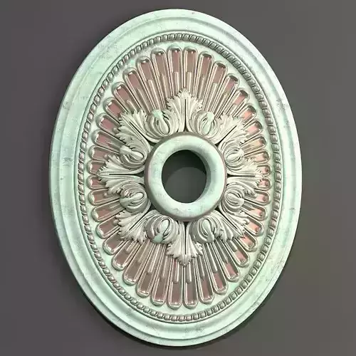 Rosette ornate ceiling medallion