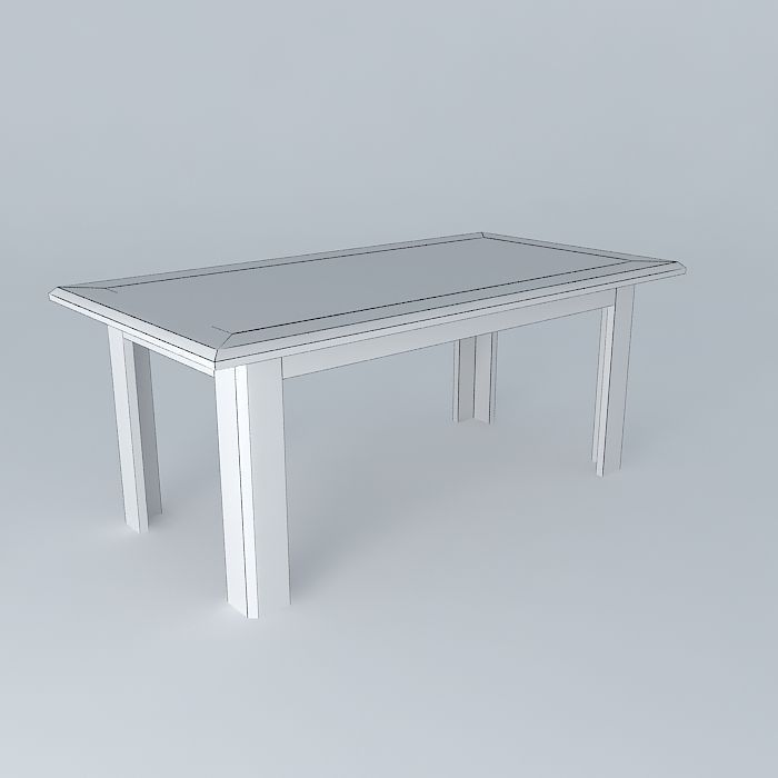 Dining Table - Guernica 3D model_4
