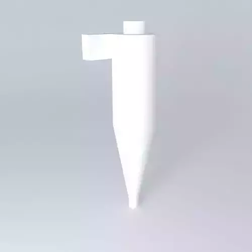 Cyclone collector with measures table for Construction