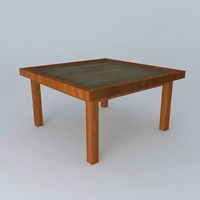 Center table 3D model_0