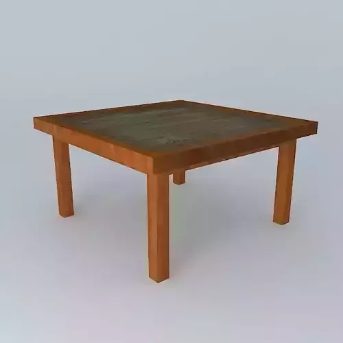 Center table 3D model