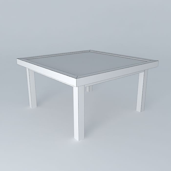 Center table 3D model_3