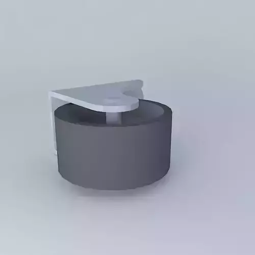 Caster metal container