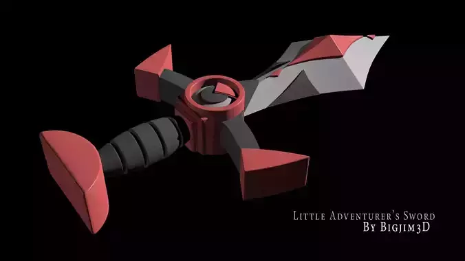 Little adventurer s sword 3D model