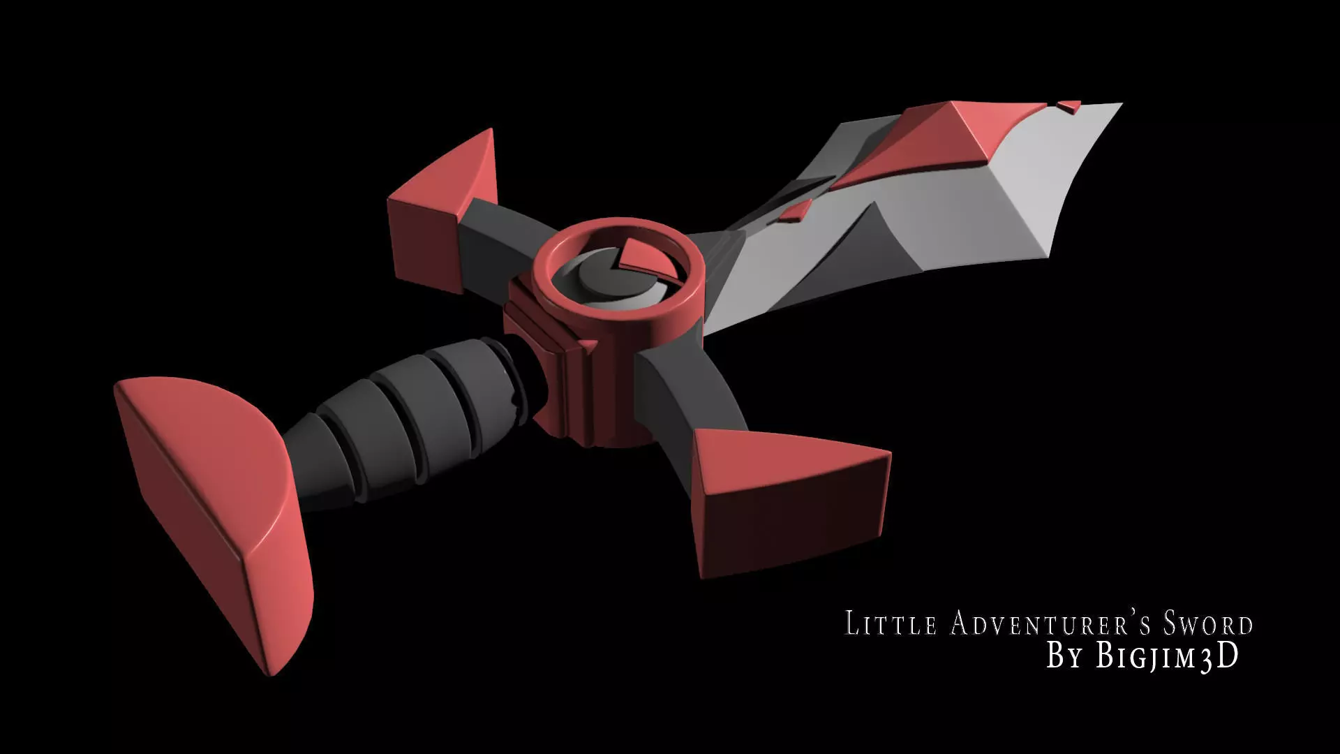 Little adventurer s sword 3D model_0