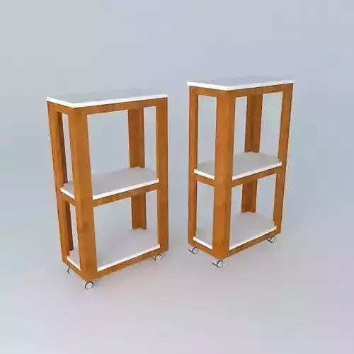 Table corner with casters