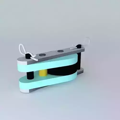 Davit Simple 3D model