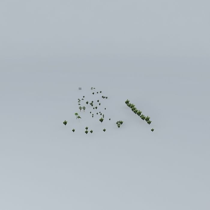 Trees on the Port Part 07 Free 3D model_1