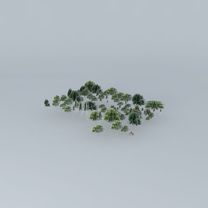Botanic Garden Trees 02 Free 3D model_2