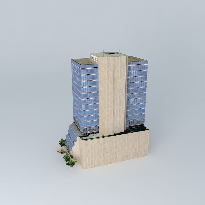 ING Building Free 3D model_1