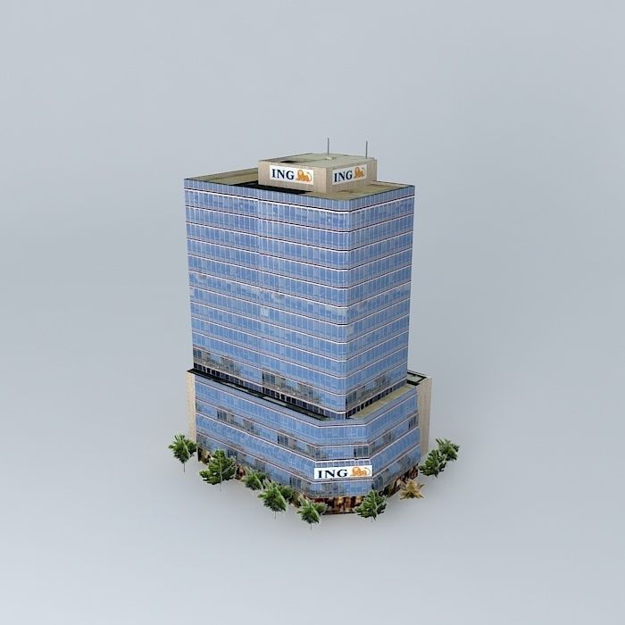 ING Building Free 3D model_2