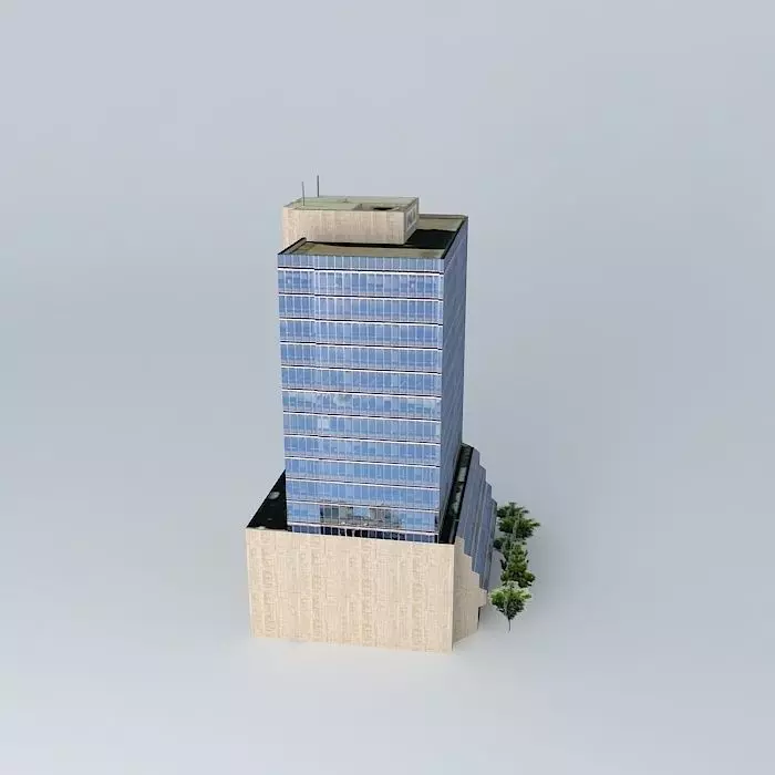 ING Building Free 3D model_0