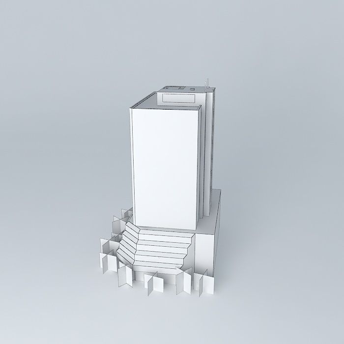 ING Building Free 3D model_4