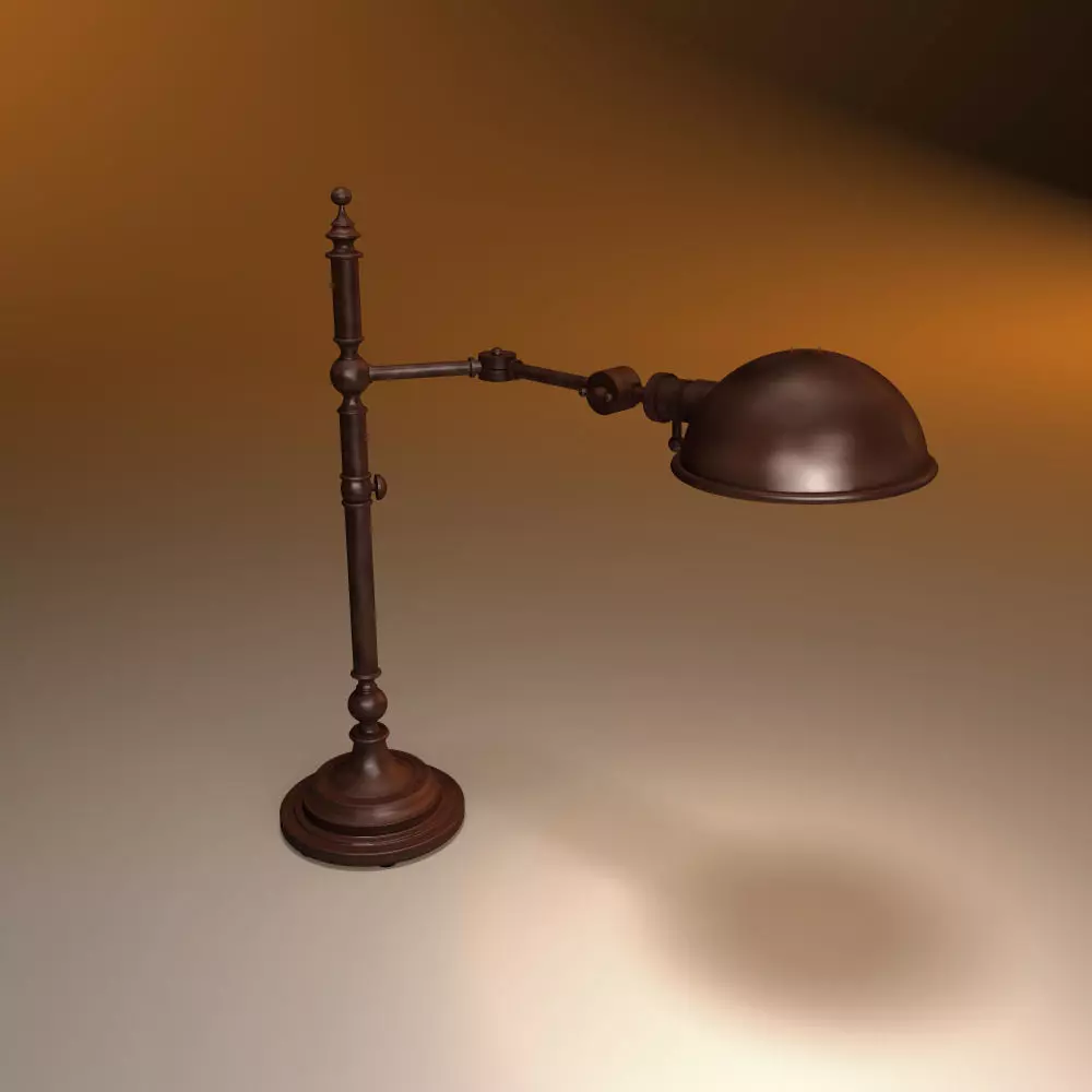 RESTORATION HARDWARE Franklin pharmacy table lamp 3D model_0