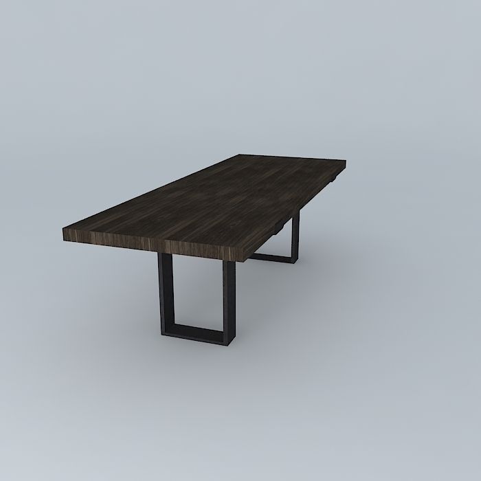 Dining Table 3D model_1