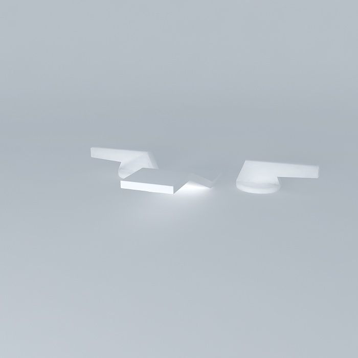 Faucet pair of bathroom faucets 3D model_1